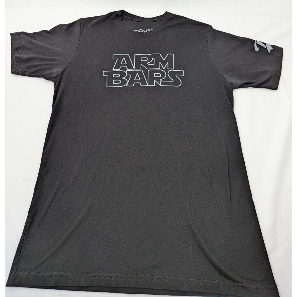 Men's Toro Black Arm Bars Jiu Jitsu Cotton T-Shirt Size M